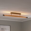 Quitani taklampe Kiera eik/svart 38W