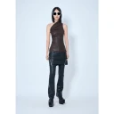Rick Owens Dame Topper Brun L,