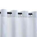 vidaXL Lystette gardiner med metallringer 2 stk offwhite 140x245 cm