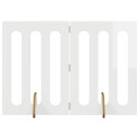 Vidaxl Folding Pet Fence 2 Stk. Høgglans Hvit 100.5 X 38 X 70 cm