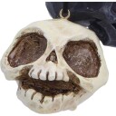 Nemesis Now Whisper Wood Halloween Skulls Hanging Ornament