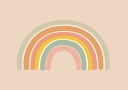 Pastel Rainbow Plakat Plakat / 30x40cm