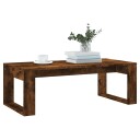 vidaXL Salongbord røkt eik 102x50x35 cm konstruert tre