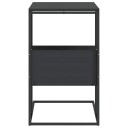 vidaXL Sidebord svart 55x36x59,5 cm konstruert tre