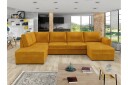 Taberk Sofa med Sjeselong og Divan 4 seter   Gul