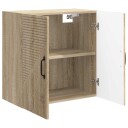vidaXL Vegghengt skap Sonoma eik 59 x 31 x 60 cm Konstruert tre
