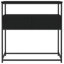  Konsollbord svart 75x40x75 cm konstruert tre 8720845421069