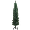  Kunstig juletre med 300 LED grønn 240 cm PVC og stål og plast