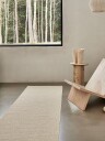 Pappelina Emm teppe 70 x 240 cm Vanilla/White Metallic