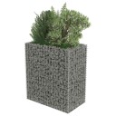 vidaXL Gabion høybed galvanisert stål 90x50x100 cm