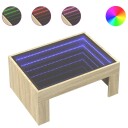  Salongbord med Infinity LED sonoma eik 70x50x30 cm 847611