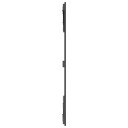 vidaXL Veggmontert sengegavl grå 185x3x110 cm heltre furu