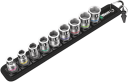 Wera Zyklop Belt B1 3/8" Hylsesett med 10 Deler, 8-19mm