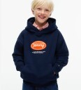 Tommy Hilfiger Hettegenser - Dark BlåBlå - Tommy Hilfiger - 3 år (98) - Hettegenser Marineblå Oransje