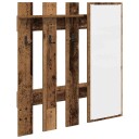  Vegghengt kleshenger Veggmontert Gammel tre 100 x 10 x 100 cm