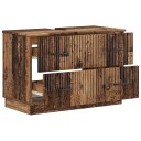 vidaXL Baderomsvaskeskap HOORN Gammelt tre 82 x 41 x 56 cm