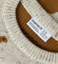 Name It Genser   Strikk   NmmOla   Peyote Melange   Name It   4 år (104)   Genser Beige Brun Grå