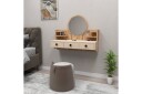Hines Sminkebord 90 cm - Brun/Beige