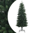 vidaXL Artificial Hinged Christmas Tree 240 cm PE og PVC Grønn