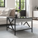  Salongbord med Infinity LED grå sonoma 50x50x38 cm 847700