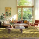 Ryetepper   Elsey Natural Cotton Shaggy gul/beige Størrelse: 240 x 340 cm