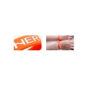 Hertz armbånd Oransje og hvitt