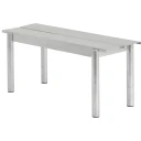 Muuto Linear Steel Benk 110x34 cm Warm Galvanized Steel