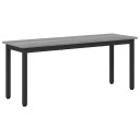 vidaXL benk Grå Sonoma 110 x 35 x 45 cm Konstruert tre