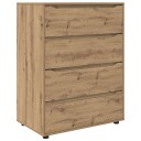 Oppbevaringsskap 2 pcs Artisan Eik 80 x 48 x 105 cm