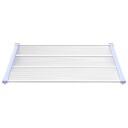vidaXL Skjermtak grå og gjennomsiktig 122x90 cm polykarbonat