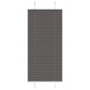  plisségardin sort 60x100 cm Stoff Bredde 59,4 Polyester