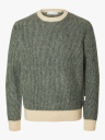 Selected Homme Rai Long Sleeve Knit Crew Neck Grønn XXL