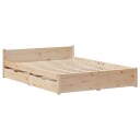  Sengeramme uten madrass 140x200 cm heltre furu