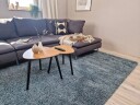 Lounge Ryeteppe 200x290 cm Rektangulær   Petrolblå