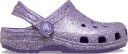 Crocs Classic Fantasy Glitter Clog T   Purple   23/24