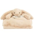 Jellycat Teppe 70x56 cm Bashful Luxe Bunny Willow Blankie