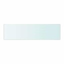 vidaXL Hyllepanel klart glass 50x12 cm