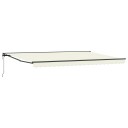  Markiseramme Krem 500 × 300 cm Polyester med PU belegg