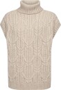 Co" Couture 32222 Rowcc Oversize Cable Knit Vest   CREME   S