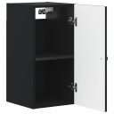 vidaXL Baderom veggskap EDE Svart 30 x 31 x 59 cm Konstruert tre