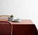 Södahl Clear damask akrylduk med antiskli rosewood pr meter