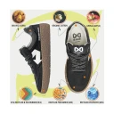 Id.eight unisex Sko Svart 37 EU,