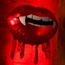 Partydeco Folieballong Blodig Munn FB431
