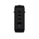 Targus HyperJuice 100W GaN Strømadapter med 3 USB-C Utganger - Svart