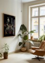 Elegant Gunslinger Skull Plakat / 50x70