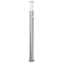 vidaXL Pullertlampe med sensor 110 cm rustfritt stål IP44