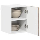  Kjøkkenskap med hylle Røkt eik 30 x 31 x 40 cm Konstruert tre