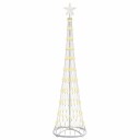  LED juletre med 230 LED Varmhvit 51 x 51 x 190 cm Metall