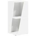 vidaXL Sidehylle Hvit 33 x 32 x 70,5 cm Konstruert tre