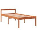 vidaXL Seniorseng voksbrun 75x190 cm heltre furu 8721012314887